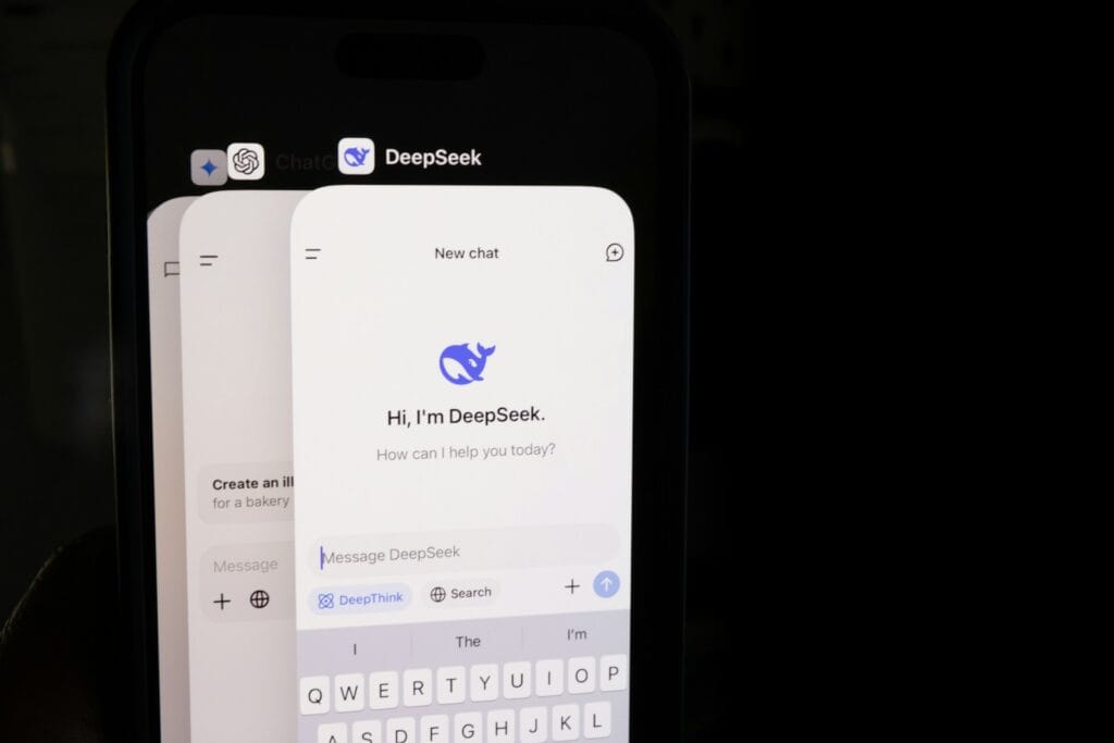 A close up of a cell phone with a keyboard