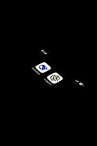 A cell phone is shown in the dark