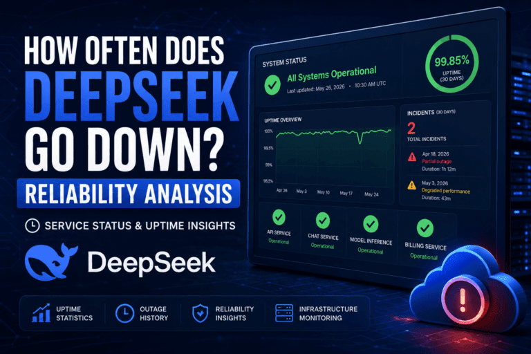 How often does deepseek go down reliability analysis