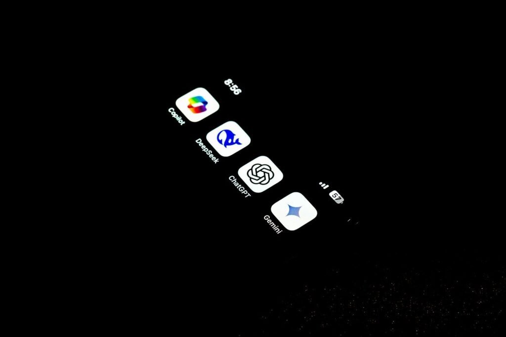 A Cell Phone That Is Lit Up In The Dark